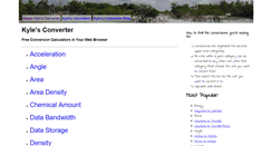 Desktop Screenshot of kylesconverter.com